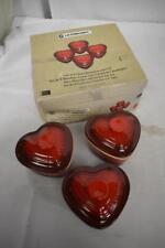 Creuset heart ramekins for sale  HULL