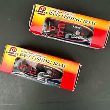 2-Collector Edition Lawry's Bass Fishing Boat 1:64 Diecast Walmart Kids Fishing, used for sale  Shipping to South Africa