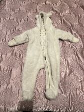 Cream hooded snowsuit for sale  ILFORD