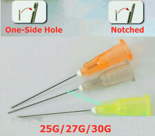 Dental Disposable Endo Irrigation Needle 25G/27G/30G Syringe Tips Notched 1 Hole, used for sale  Shipping to South Africa