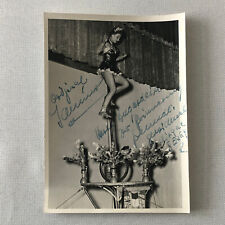 Circus Performer Women Unicycle Balancing Act Photo Photograph Original Jamino, used for sale  Shipping to South Africa