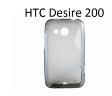 TPU Żelowe silikonowe etui pokrowiec S-line szary do HTC Desire 200 na sprzedaż  Wysyłka do Poland
