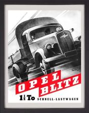 Poster retro opel d'occasion  L'Isle-sur-la-Sorgue