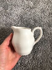 Small white ceramic Jug for milk/cream delicate minimal design for sale  CROWBOROUGH
