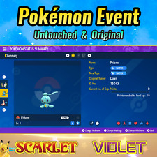 ✨Evento Phione brilhante 💚 Pokemon Ranger 💜 Pokémon Scarlet & Violet comprar usado  Enviando para Brazil