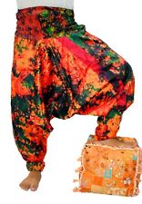Usado, Calça de Harém Indiano calças Afegãos Calça Feminina Roupas Alibaba Hippie Boho comprar usado  Enviando para Brazil