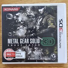 Metal Gear Solid Snake Eater VGC 3D Nintendo 3DS AUSPAL Completo comprar usado  Enviando para Brazil