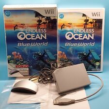 ENDLESS OCEAN: Blue World Wii Speak Pack Box (Nintendo Wii 2008) en caja segunda mano  Embacar hacia Argentina