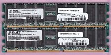 Kit de memória 2GB 2x1GB PC-3200R DDR-400 ECC REG SMART MODULAR SX12872RDDR8H8BTSC comprar usado  Enviando para Brazil