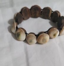 Shell wood bracelet for sale  CHORLEY