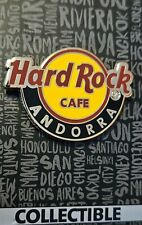 Pin Hard Rock Cafe LOGOTIPO Clásico de Andorra segunda mano  Embacar hacia Argentina