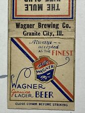 Beer matchbook cover for sale  Shipping to Ireland