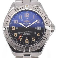 Usado, Relógio masculino automático Breitling Super Ocean A17040 mostrador preto M#128837 comprar usado  Enviando para Brazil