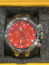 Invicta Reserve 53.7 Venom relógio suíço cronógrafo prata vermelho modelo 10828 masculino comprar usado  Enviando para Brazil