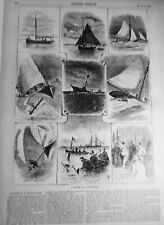 A Cruise in a Ten-tonner - Harper's Weekly, 5 de junho de 1880 - Impressão ORIGINAL comprar usado  Enviando para Brazil