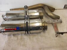 FZ6 FAZER 600 S1 Exhaust ROUND Dominator Racing silencer muffler 2004 2005 2006  for sale  Shipping to South Africa