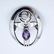 STERLING SILVER MACKINTOSH FLOWER BROOCH, used for sale  SUTTON