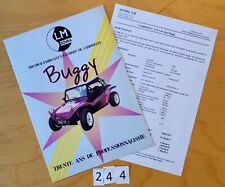 Sovra buggy prospectus d'occasion  Meyzieu