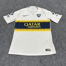 Camiseta deportiva CABJ de Boca Juniors para hombre pequeña blanca poliéster 2018 fútbol* segunda mano  Embacar hacia Argentina