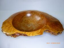 Burr wood dish for sale  STEVENAGE