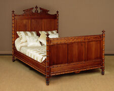 Antigua cama doble de bambú sintético c.1890 segunda mano  Embacar hacia Argentina