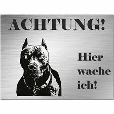 Pitbull terrier schild gebraucht kaufen  Deutschland