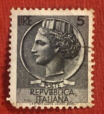 Vintage 1955-1958 - Selo Itália 🇮🇹- La Siracusana - Raro 5 liras comprar usado  Enviando para Brazil