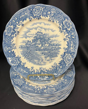 Pratos de jantar Salem China Olde Staffordshire vila inglesa 10" Inglaterra comprar usado  Enviando para Brazil