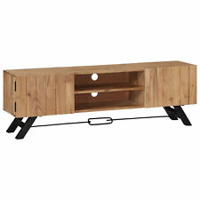 Tidyard TV Cabinet with 2 Storage Drawers and 2 Compartments Acacia Wood R1G8 for sale  Shipping to South Africa