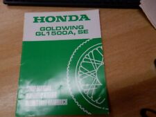 Honda goldwing gl1500a for sale  NORTHWICH