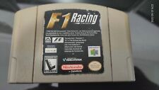 F-1 Racing Championship N64 autêntico NTSC raro Nintendo 64 gradiente Brasil F1 comprar usado  Brasil 