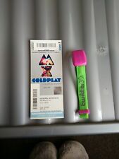 Coldplay ticket stub for sale  SKEGNESS