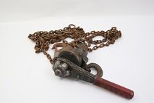 Used, Vintage "Tug It" One Ton Lever Chain Hoist for sale  Shipping to South Africa