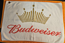 Budweiser golfbag towel for sale  Shipping to Ireland