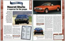 Maserati biturbo 1980 for sale  SLEAFORD