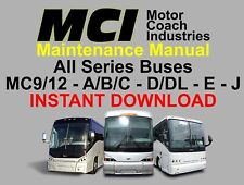 Mci bus manuals for sale  Toledo