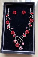 Ladies necklace earrings for sale  SWINDON