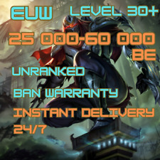 ✅ Lol Account / Compte ✅EUW - EUNE Unranked | Unverified BE: 25k-60k | INSTANT na sprzedaż  Wysyłka do Poland