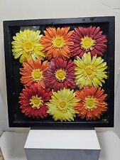 Arte de parede caixa de sombra emoldurada flores de seda decoração de quarto. Shabby Chic 12,5 × 12,5 comprar usado  Enviando para Brazil
