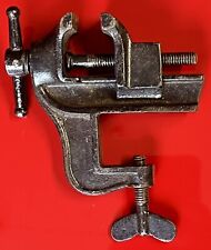 Usado, Braçadeira de torno de banco ajustável vintage 5" ferro fundido maquinista #1 ferramenta de loja pequena comprar usado  Enviando para Brazil