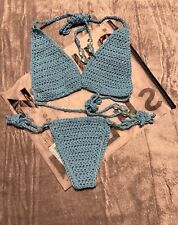 Handmade crochet bikini for sale  LONDON
