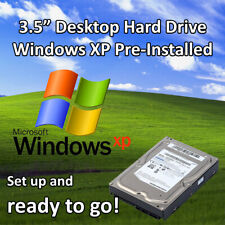Usado, Disco duro Windows XP Pro SP3 instalado 32 bits x86 Office 3,5" escritorio SATA IDE segunda mano  Embacar hacia Mexico