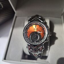 Oakley Swiss Made Judge relógio cronógrafo, mostrador laranja novo em folha movimento suíço comprar usado  Enviando para Brazil