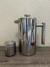 Mueller French Press Coffee Maker - Stainless Steel 34oz with Coffee Canister, used for sale  Shipping to South Africa