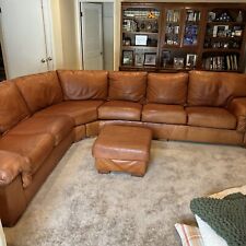 taupe leather sofa couch for sale  Torrance