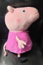 Usado, Vestido Rosa Muñeca Peppa Pig 14" Alto Sentado Peluche Relleno segunda mano  Embacar hacia Argentina