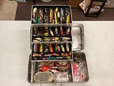 Umco Model 204 Tackle Box Full of Fishing Lures. Approximately 98 Lures., used for sale  Shipping to South Africa