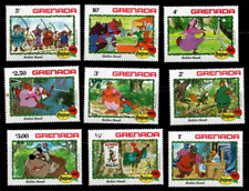 Granada 1982 - Disney Navidad Robin Hood - Juego de 9 Estampillas Scott #1127-35 Estampillada sin montar o nunca montada segunda mano  Embacar hacia Argentina