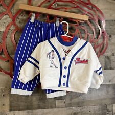Conjunto de 3 piezas de ropa vintage para bebés niños talla 18 M béisbol All Star Y2K deportes segunda mano  Embacar hacia Argentina