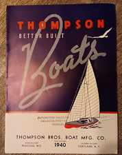 Thompson boats brochure for sale  Constantia